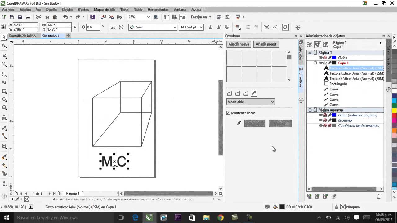  Como  hacer  un  cubo 3D en  CorelDRAW  YouTube