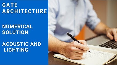 Gate Architecture Numerical | Acoustic | lighting