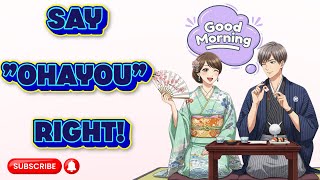 JLPT N5-N3 | Mastering "Good Morning" in Japanese - 「おはようございます」の使い方