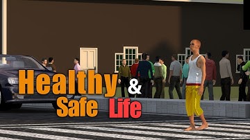 3D Animation Video - Healthy and Safe Life - 3Ds Max Biped Animation - Feature Corner
