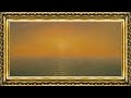 John Frederick Kensett - Sunset on the Sea (1872) | Framed Fine Art Screensaver for TV