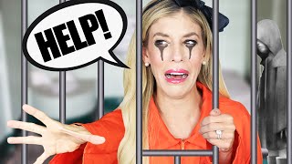 Daniel Trapped Us in Game Master Prison Escape Room! (24 Hour Challenge) | Rebecca Zamolo