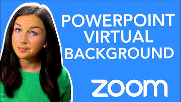 Zoom:  How to Use Powerpoint Slides as Virtual Background - Powerpoint Presenter View Quick Tutorial