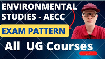 Aecc EVS Exam Pattern - DU | SOL | NCWEB | Environmental Studies