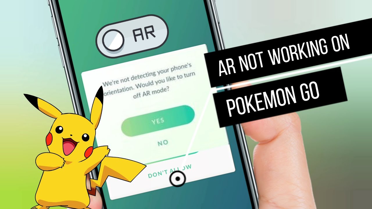 How to Fix AR Camera Not Working Error on Pokémon Go - YouTube
