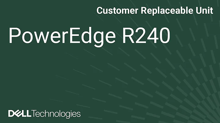 Dell PowerEdge R240: Remove/Install System Memory