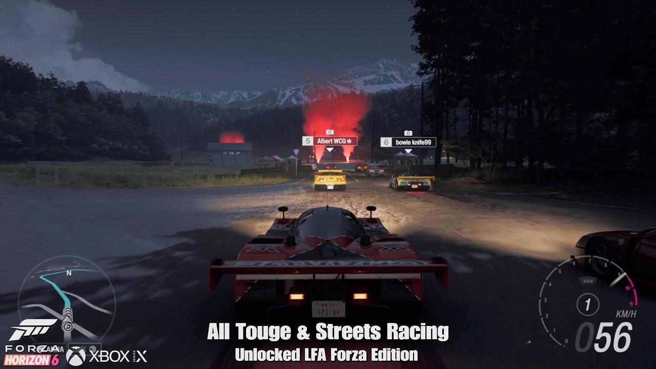 Forza Horizon 6 | All Touge & Streets Racing Events (Bit CHAOSTIC) + Unlocked LFA FE [XSX]
