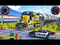 Indian Train Driving Games 3D 2023 - Railway Station Train Simulator - Android GamePlay