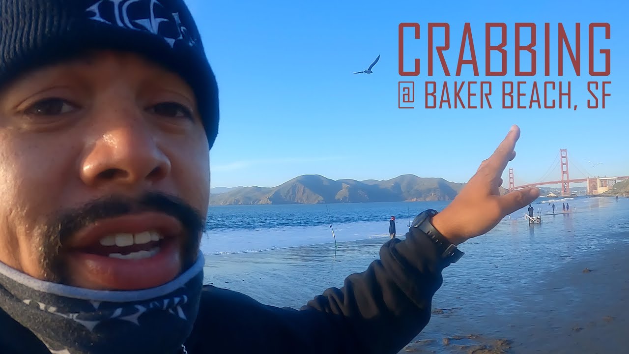 Crabbing at Baker Beach w/ Ken Crab Slayer & Cali Crab Fishing