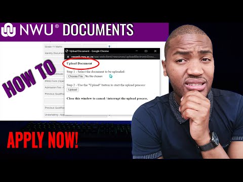 How to upload documents at the North-West University (NWU) | 2023 online applications