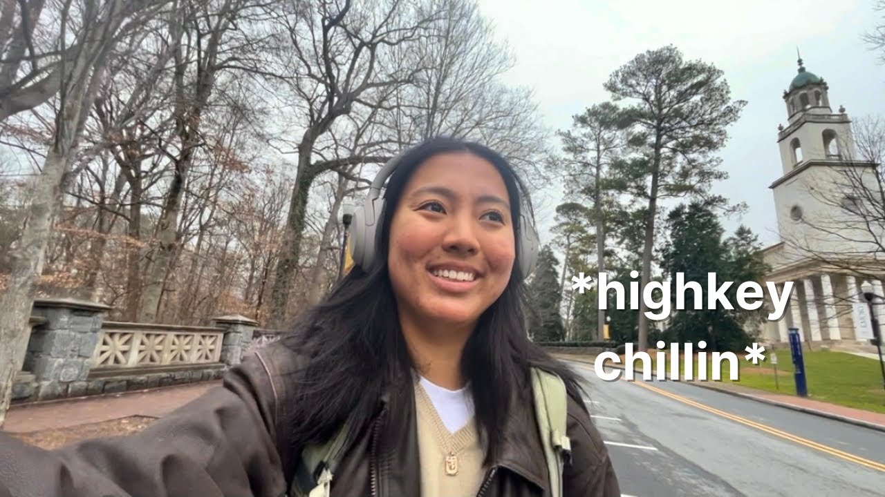 day in the life at emory university campus job, classes, errands