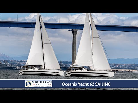 ⁣SEE TWO Beneteau Oceanis Yacht 62's Sailing Together | Drone Footage