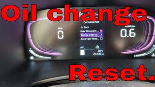 2023 Kia soul oil life reset
