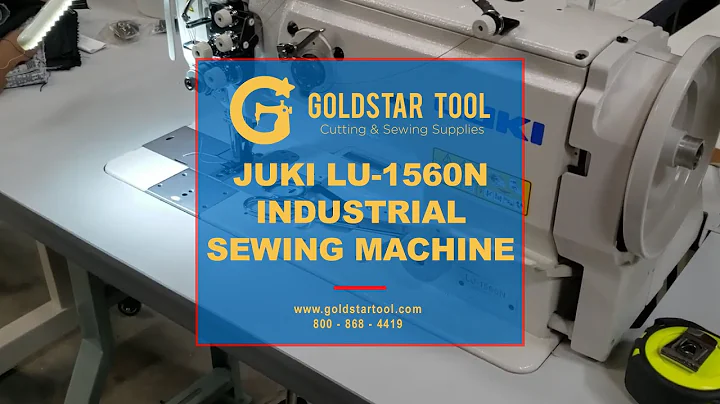 Product Showcase - Juki LU-1560N Industrial Sewing Machine- Goldstartool.com - 800-868-4419