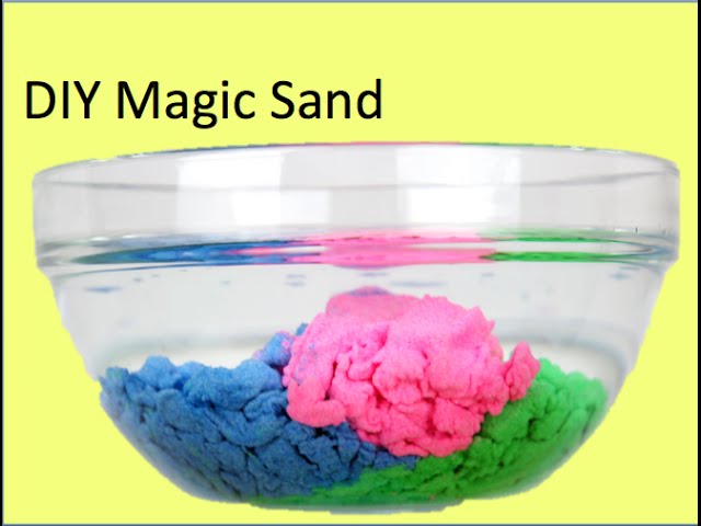 DIY Magic Sand 