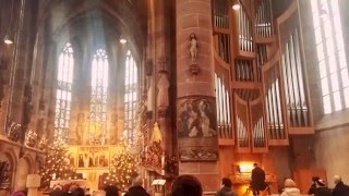 Organist in Frauenkirche, Nuremberg (10.1.2016)