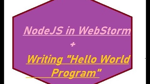 How to Install Node.js in WebStorm