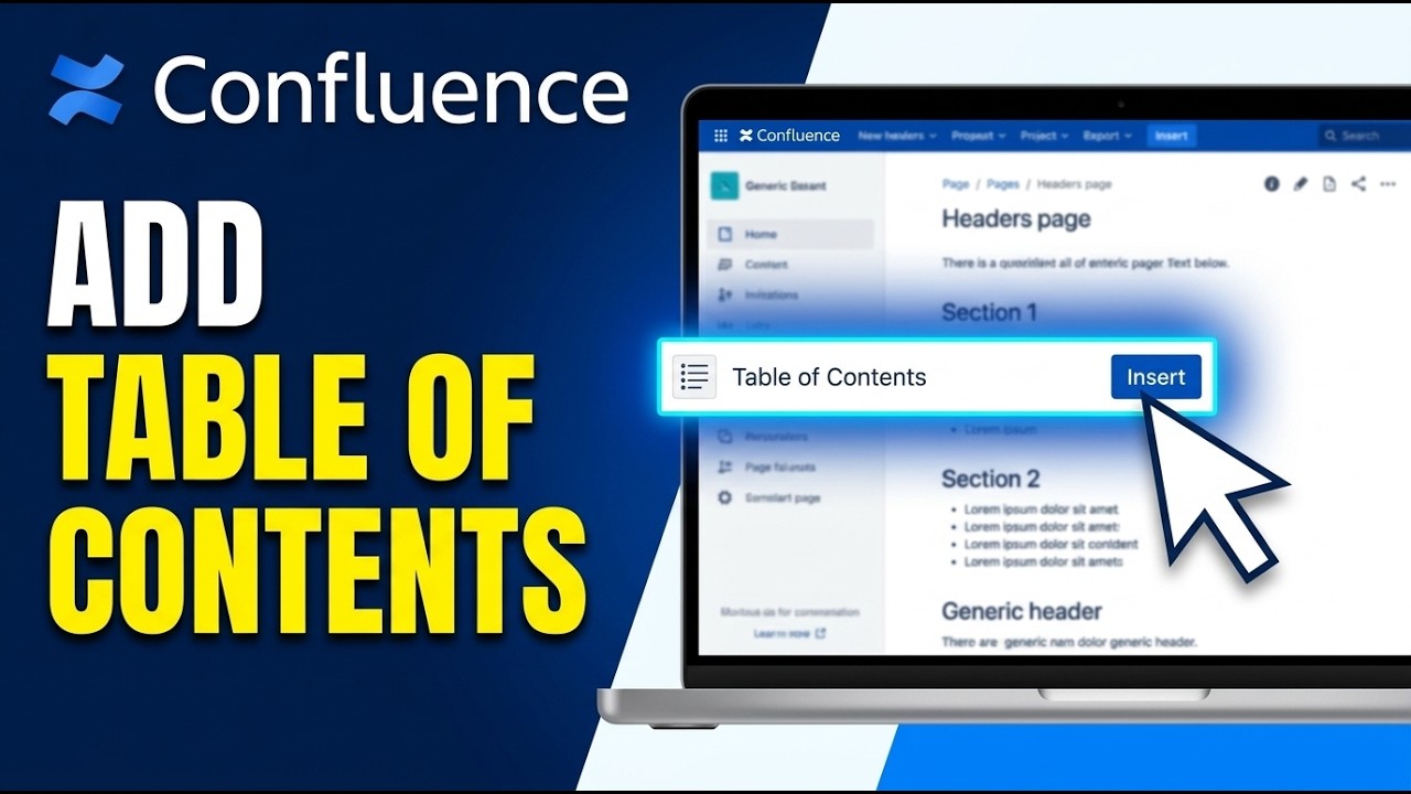 How to Add Table of Contents in Confluence 2026 (Quickly) - YouTube