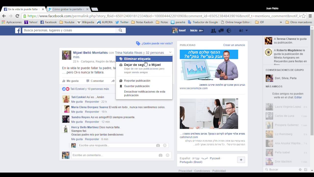 Como Desocultar Una Publicación De Facebook