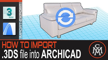 How to import .3ds file into Archicad