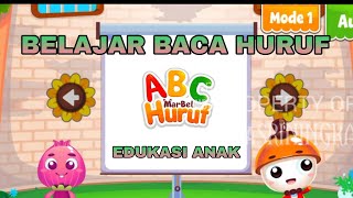BELAJAR MEMBACA HURUF | EDUKASI BELAJAR ANAK | MARBEL HURUF GAME screenshot 5