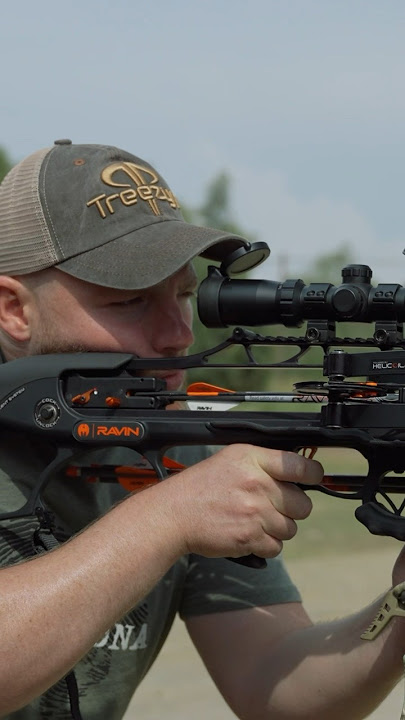 Shooting Golf Tee’s at 80 Yards🔥 Ravin R26X is a monster crossbow‼️🤯 #hunting #bowhunting