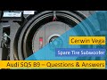 Audi SQ5 B9 - Q&amp;A and How To -- Cerwin Vega Spare Tire Subwoofer