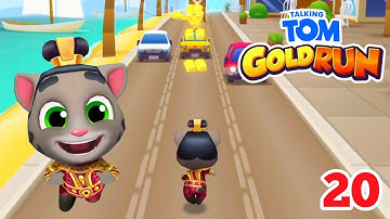 Talking Tom Gold Run Gameplay Walkthrough Part 20 (Android/iOS) General Tom - Full Screen