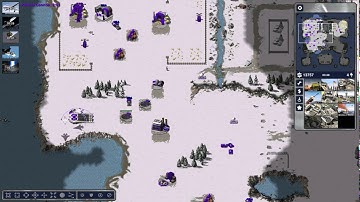 OpenRA - Generals Alpha - USA vs GLA Gameplay