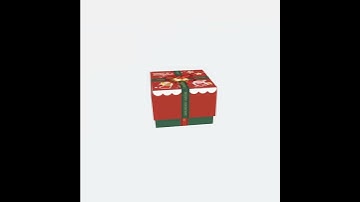 Christmas rigid gift Boxes custom【3D display animation】