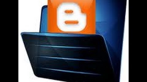 How to fully backup your Blogger blog