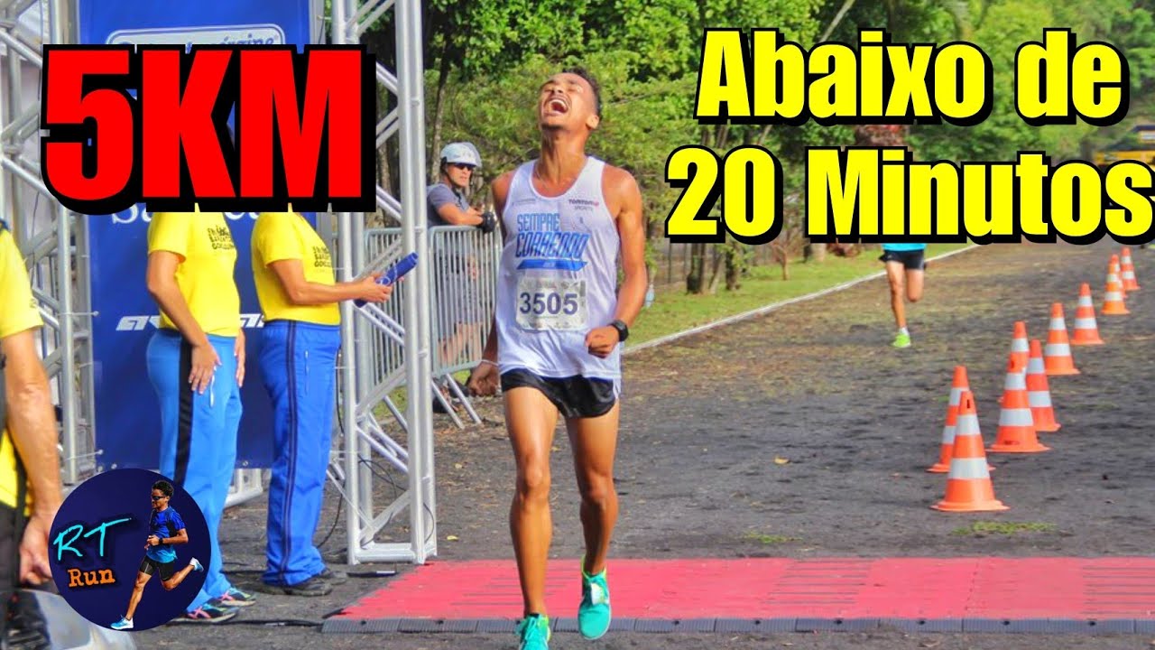 Correndo 5km abaixo dos 20 Minutos - YouTube