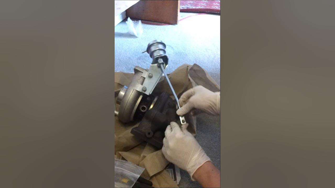 Evo wastegate actuator preload YouTube