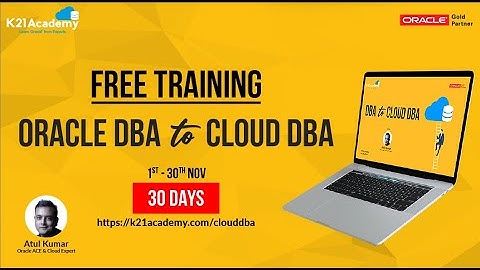 DBA To Oracle Cloud DBA FREE Training in 30 Days