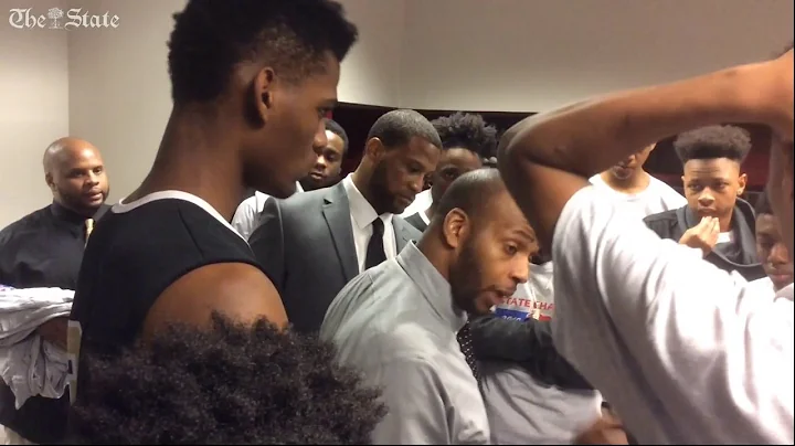 Lower Richland coach Caleb Gaither's locker room s...