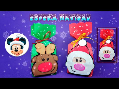 DULCEROS NAVIDEÑOS EN FOAMI O GOMA EVA
