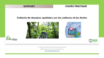 Formation collecte des données spatiales sur les cultures et les forêts - SIG et Télédétection