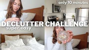 20 Item Declutter Challenge | Declutter With Me + Going Minimalist in 2022