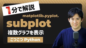 【こつこつPython】Pythonで複数グラフを表示する方法｜matplotlib.pyplot.subplot
