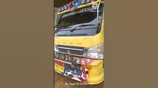 Wow !!! Spill Truck Lintas Pulau Mitsubishi Canter Odol Bone Raya Panjang 6 Meter #shorts #reels