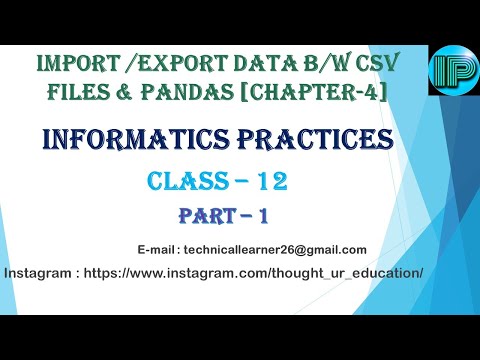 Import/Export Data Between