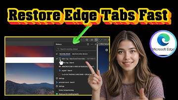 Tabbladen herstellen in Microsoft Edge | Gesloten vensters herstellen (2025)