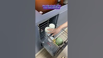 Căn bếp hiện đại với phụ kiện tủ bếp xịn