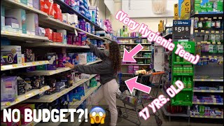 TEEN GOES NO BUDGET PERIOD HYGIENE SHOPPING @WALMART (+HAUL)