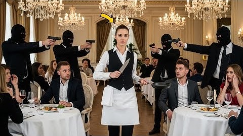 Five Men Attacked A Billionaire CEO in a Restaurant — Waitress’s Hidden Skill Changed Everything!