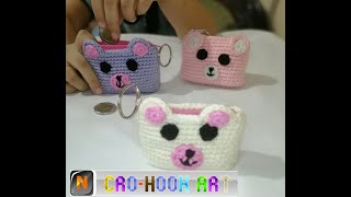 كروشيه بوك الفكه و جيب خارجي للشنط | How to crochet zippered coin purse