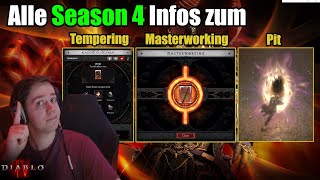 Diablo 4 | Alle Season 4 Infos zum Tempering, Masterworking & Pit