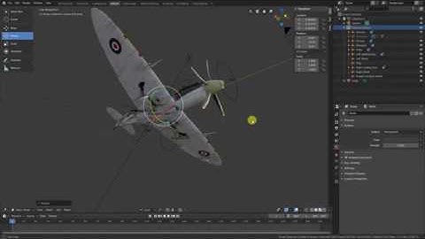 SPITFIRE MKIV Blender setup
