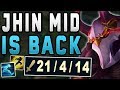 Taking Jhin mid out of retirement! JHIN MID IS BACK!