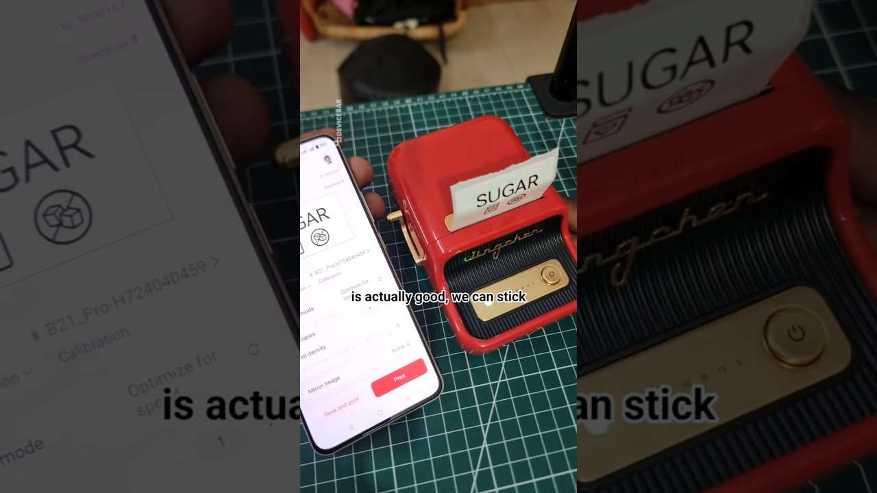 Label Printer Tiny No Ink